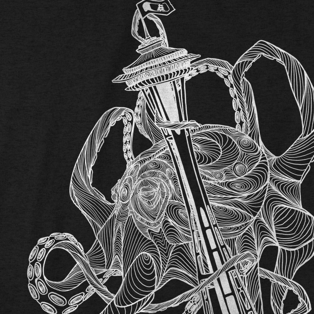 BoredWalk Men's What's Kraken Sea Monster T-Shirt, Medium / Black