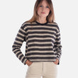 Load image into Gallery viewer, W BARQUE STRIPE TEE
