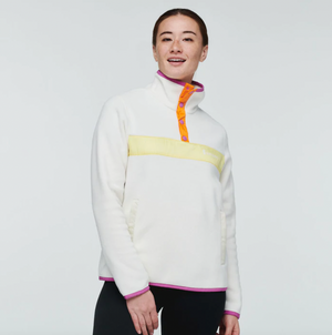 W TECA FLEECE PULLOVER