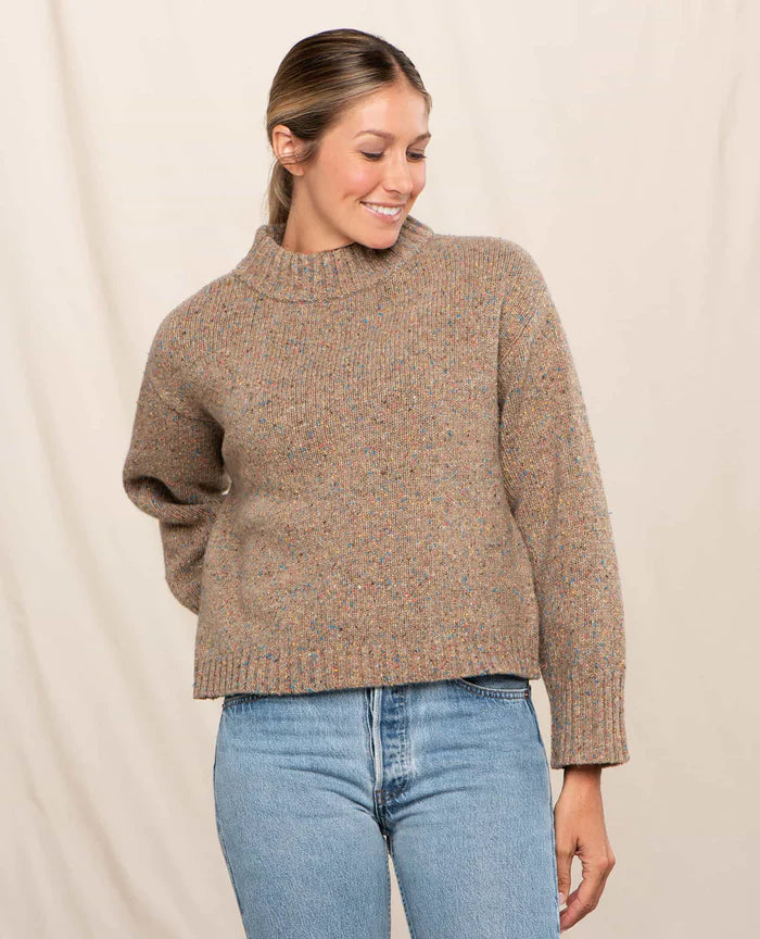 W WILDE MOCK NECK SWEATER
