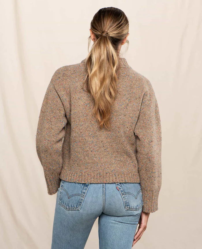 W WILDE MOCK NECK SWEATER